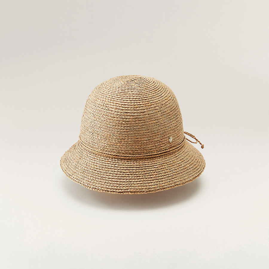Valence 6 Raffia Cloche Hat in Natural - Helen Kaminski AU