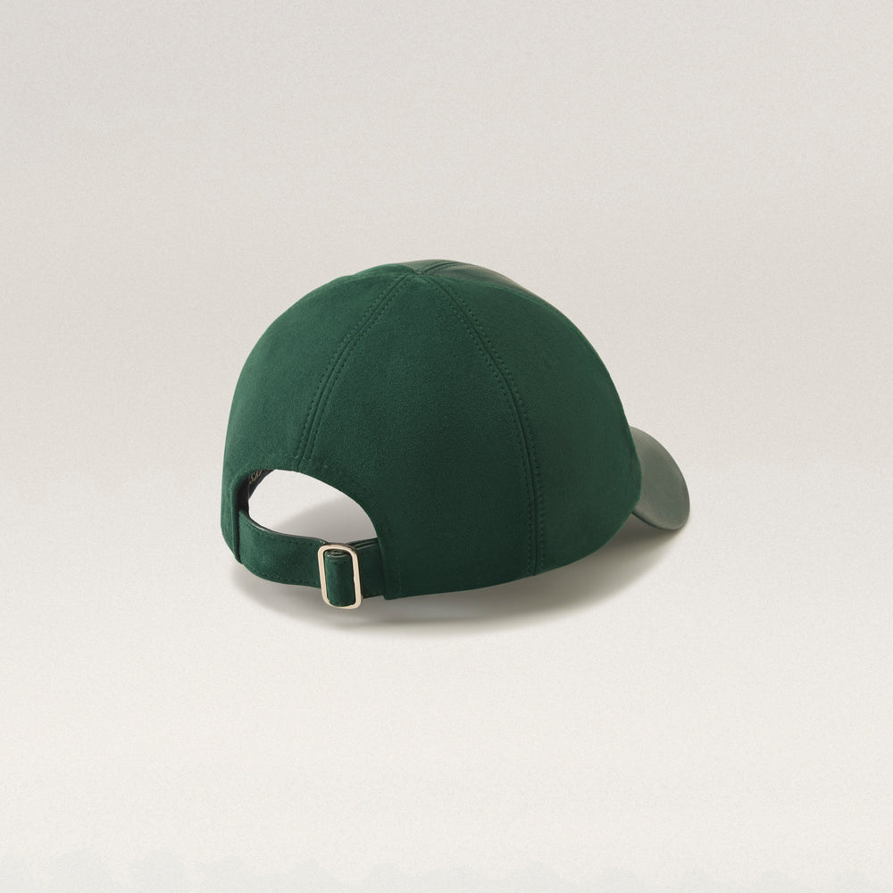 Left Eye Green Patent 2024 Leather Handmade Vinyl Hat