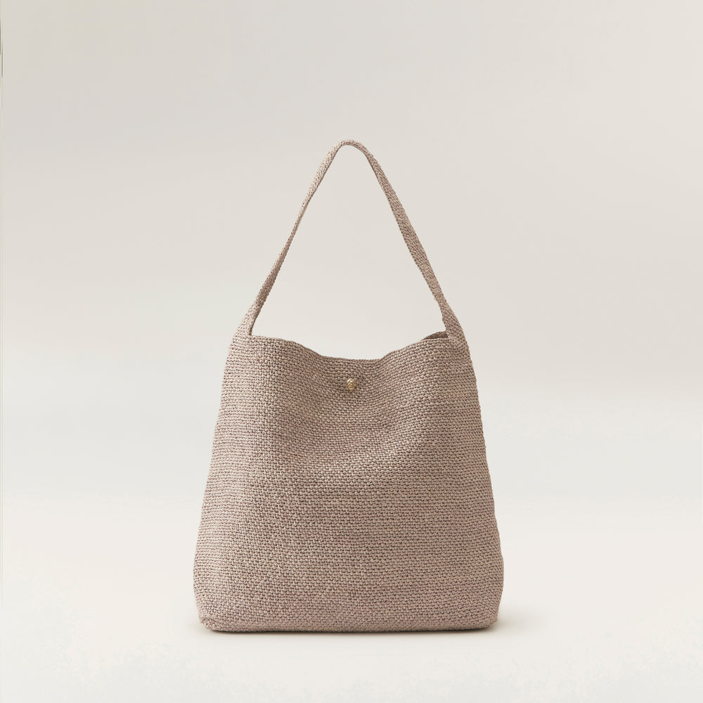 Loto Raffia Sac Bag in Eclipse Melange Helen Kaminski AU