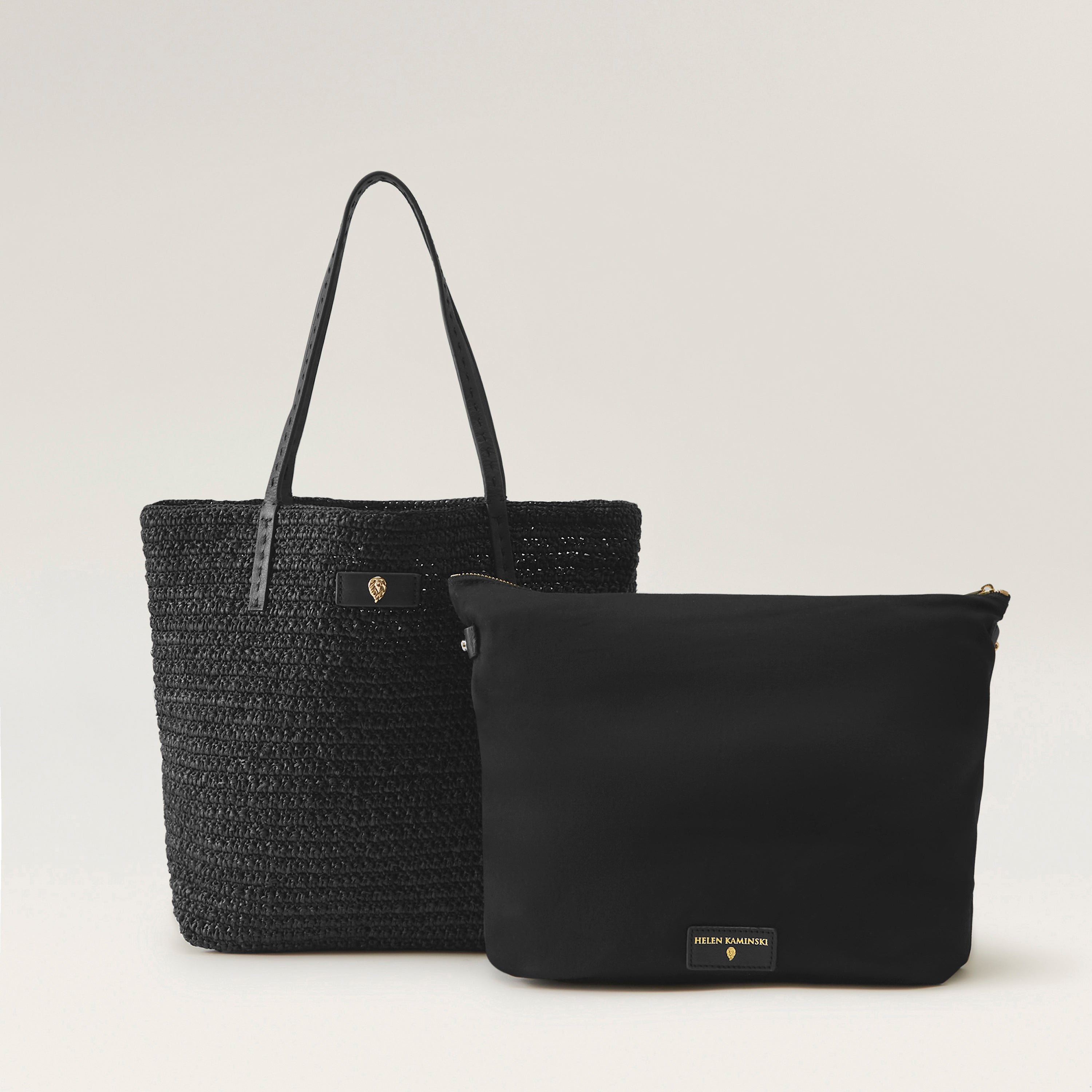 Davoletta S Tote Bag in Charcoal Black - Helen Kaminski AU