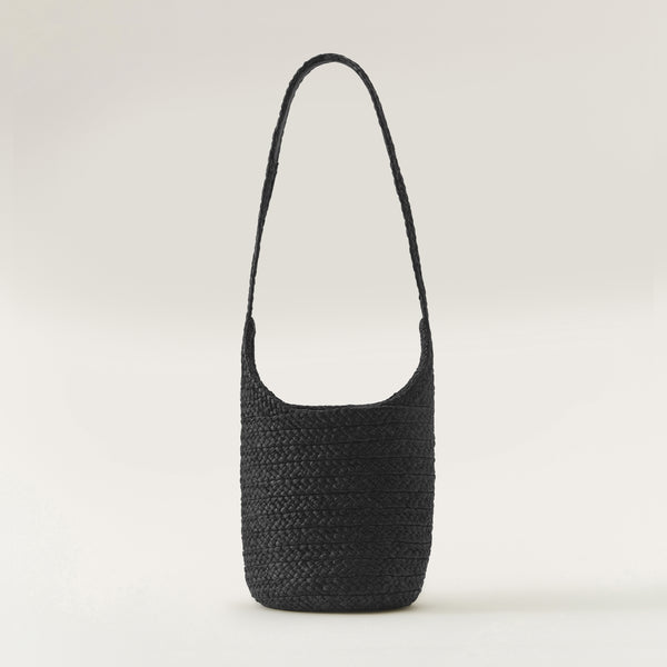 Carilla S Reve Leather Sac Bag Black - Helen Kaminski AU
