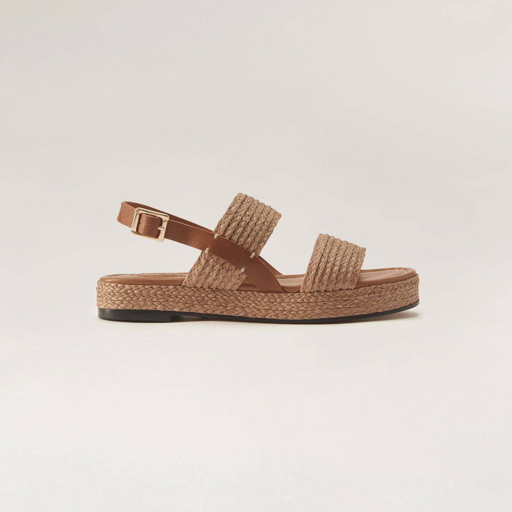 Platform discount braid sandal